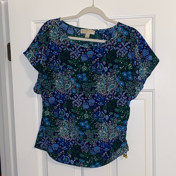 Michael Kors Paisley Remix Top - Picture 1 of 4